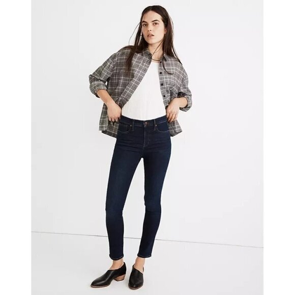 Madewell 9" Mid Rise Skinny Jeans Orland Wash Women's Size 26 - Picture 1 of 14